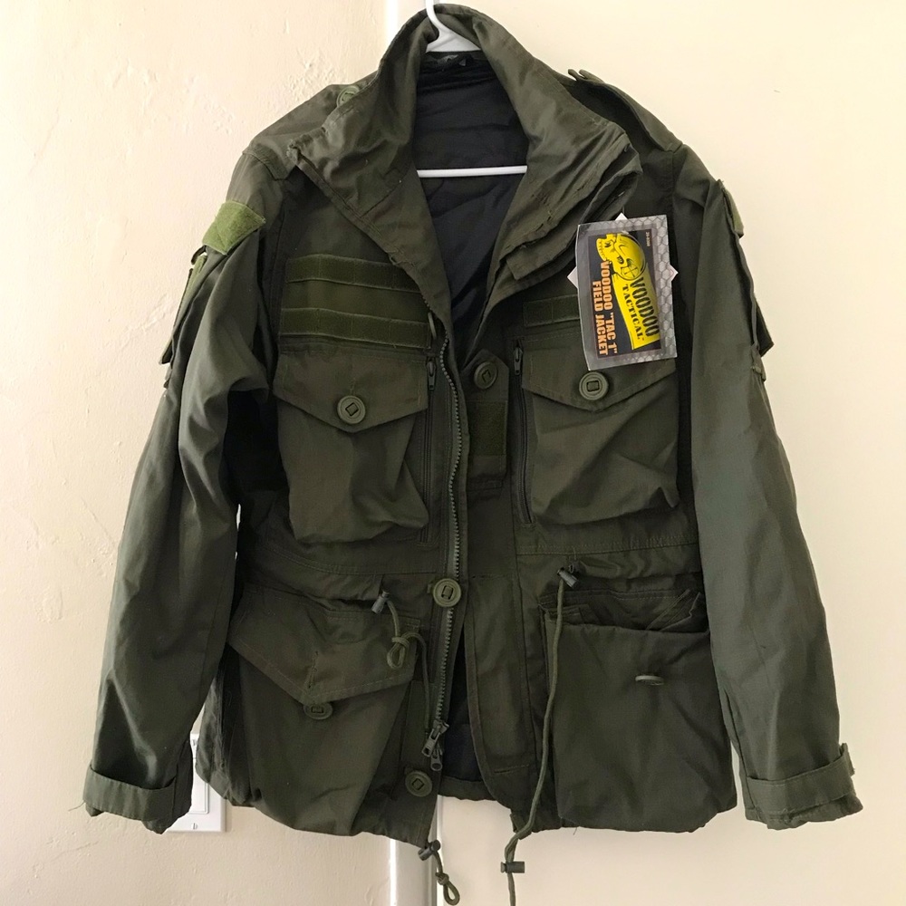 Tactical Field Jacket in Olive Drab, Green